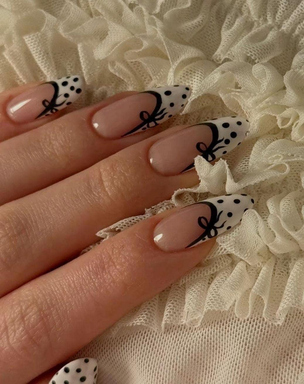 Handmade Press On Nails: Luxury, Almond Round Short, Hand Painted Custom, Gel
