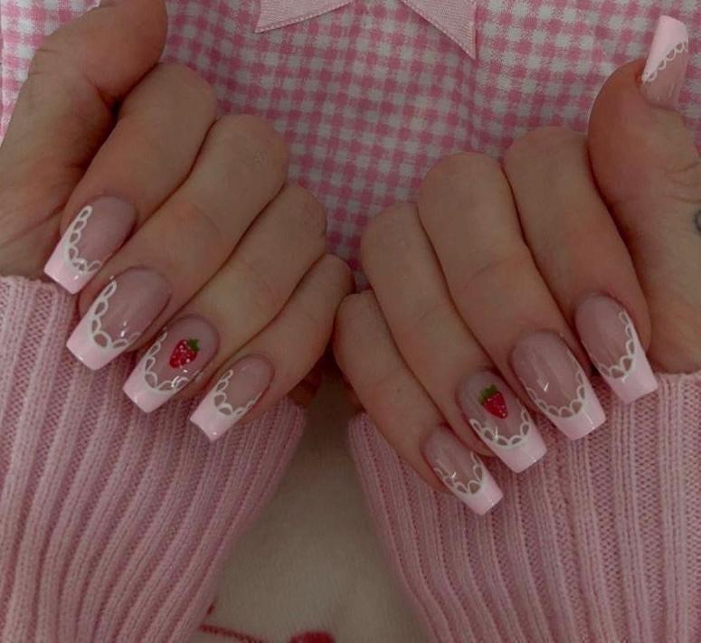 Handmade Press On Nails: Luxury, Almond Round Short, Hand Painted Custom, Gel