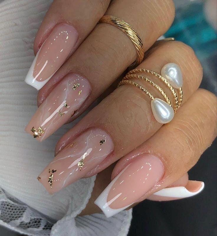 Handmade Press On Nails: Luxury, Almond Round Short, Hand Painted Custom, Gel