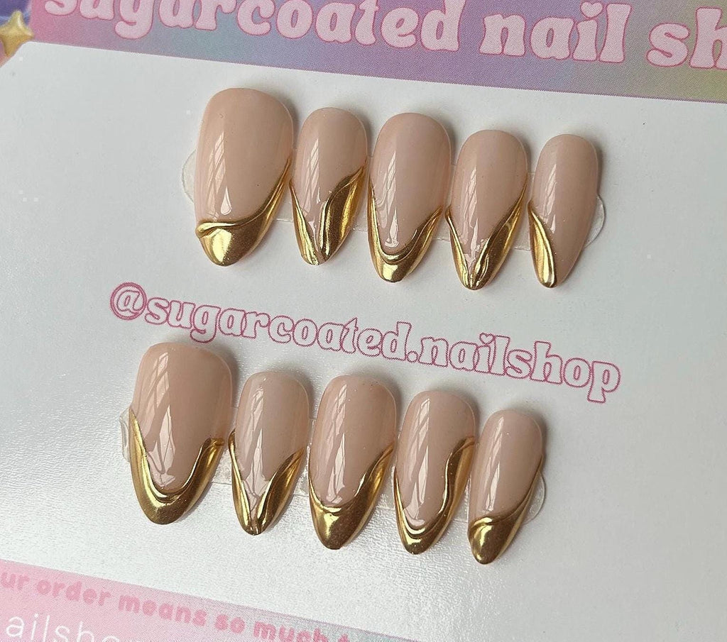 Handmade Custom Gel Press On Nails