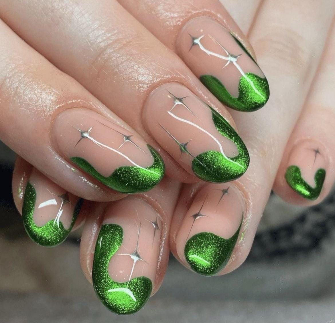 Handmade Custom Gel Press On Nails