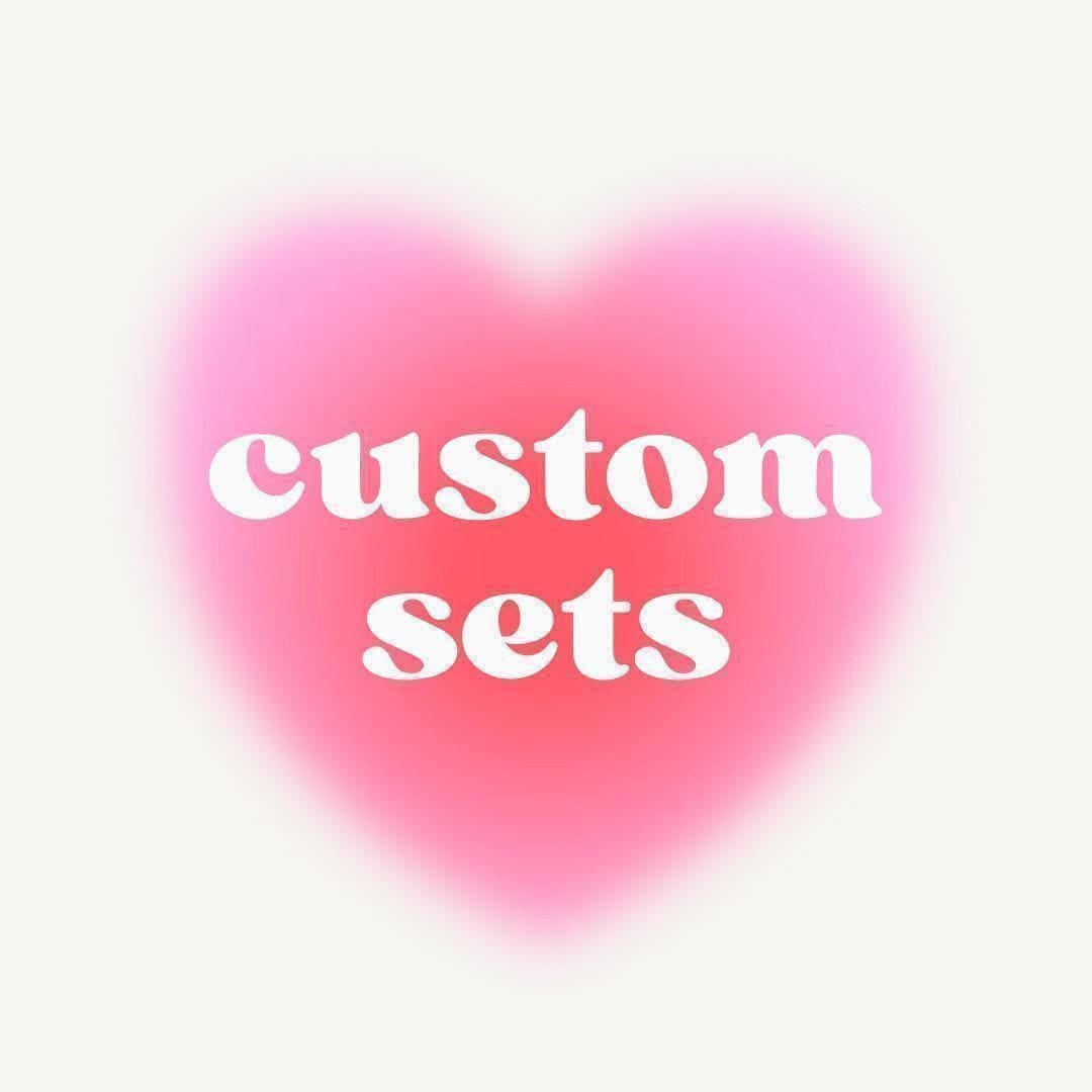 Custom Set Gel Press On Nails