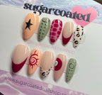 Handmade Custom Gel Press On Nails