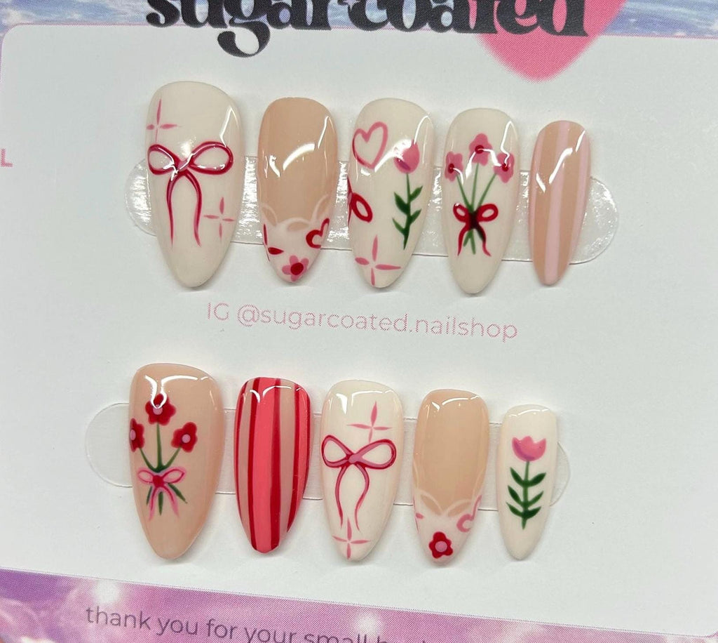 Handmade Custom Gel Press On Nails