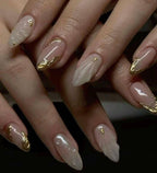Handpainted Gel Press On Nails