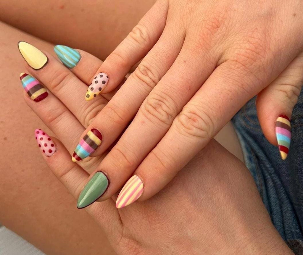 Handmade Custom Gel Press On Nails