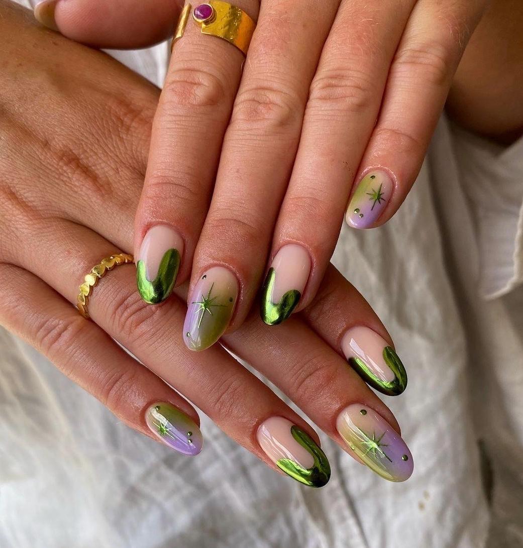Handmade Custom Gel Press On Nails