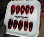 Handpainted Gel Press On Nails