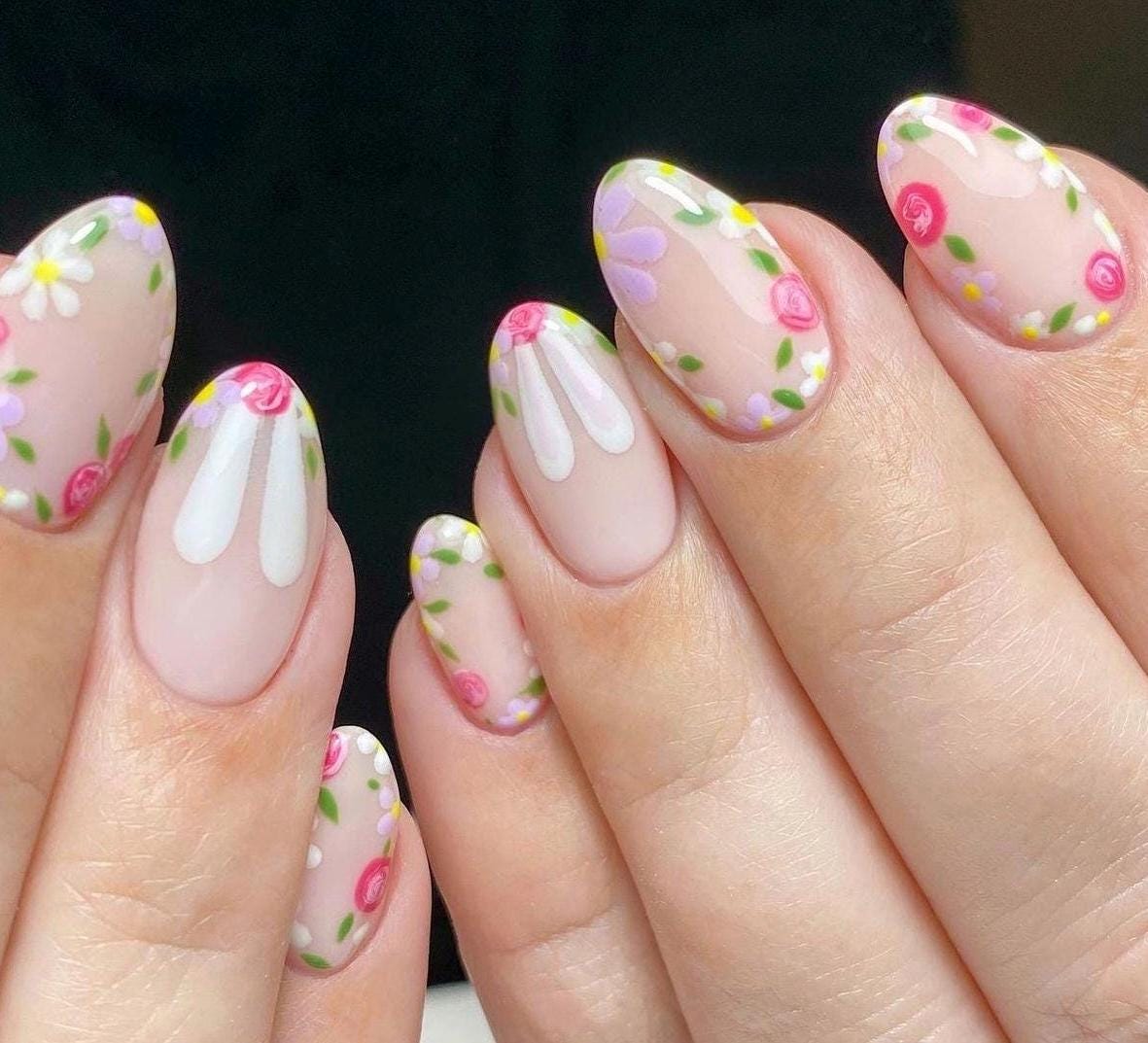 Handmade Custom Gel Press On Nails