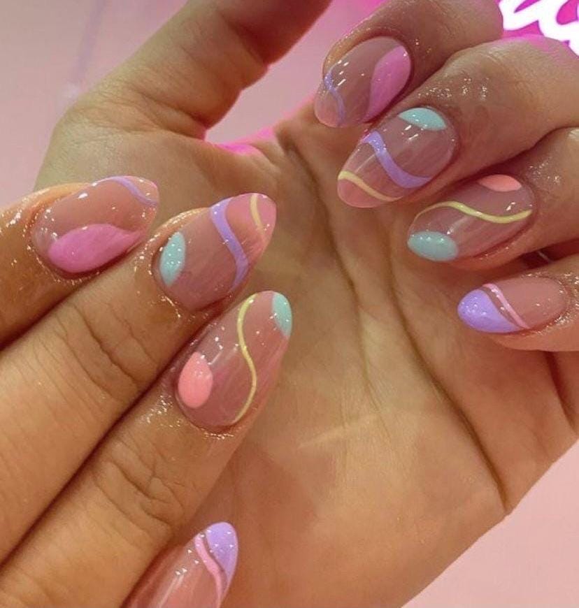 Handmade Custom Gel Press On Nails