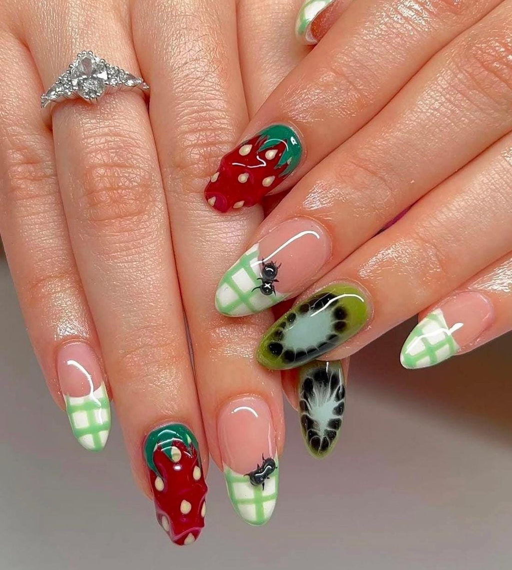 Handmade Custom Gel Press On Nails