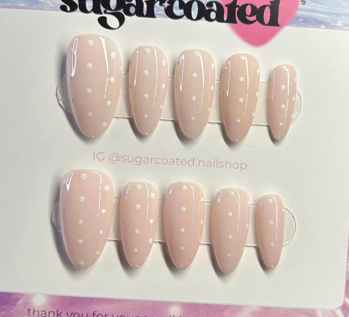 Handmade Custom Gel Press On Nails