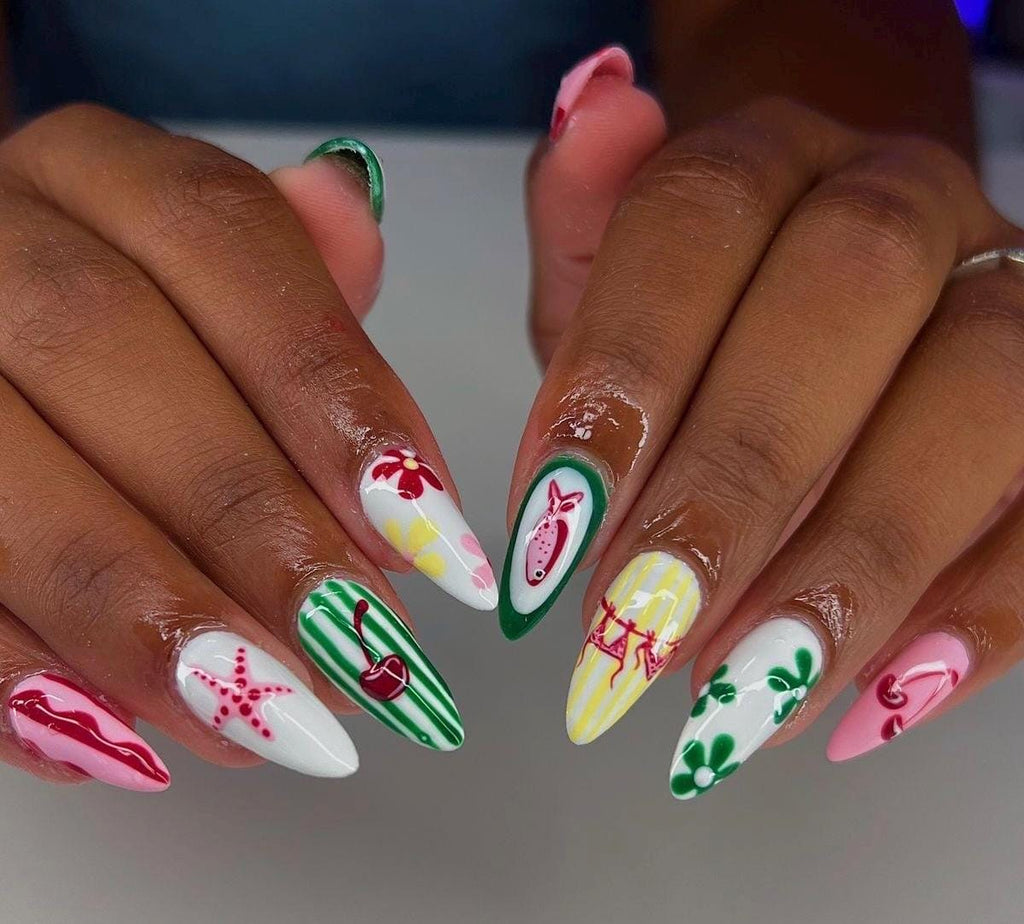 Handmade Custom Gel Press On Nails