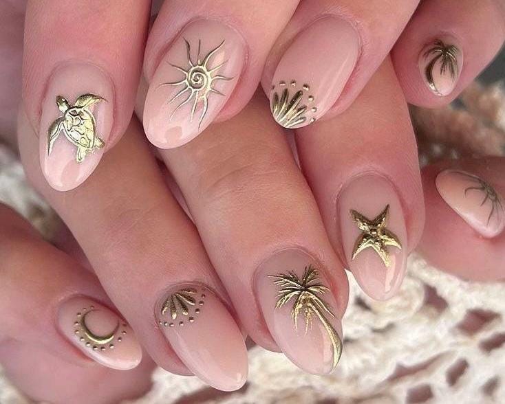 Handmade Custom Gel Press On Nails
