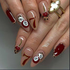 Handpainted Gel Press On Nails