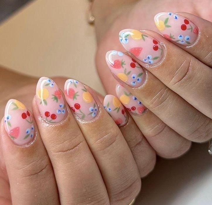 Handmade Custom Gel Press On Nails