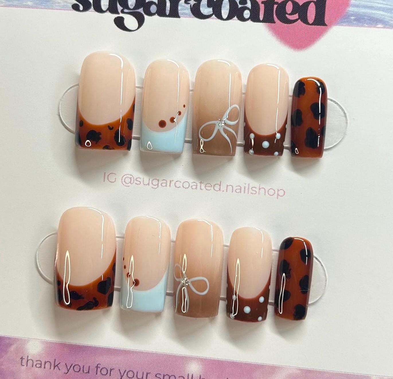 Handmade Custom Gel Press On Nails