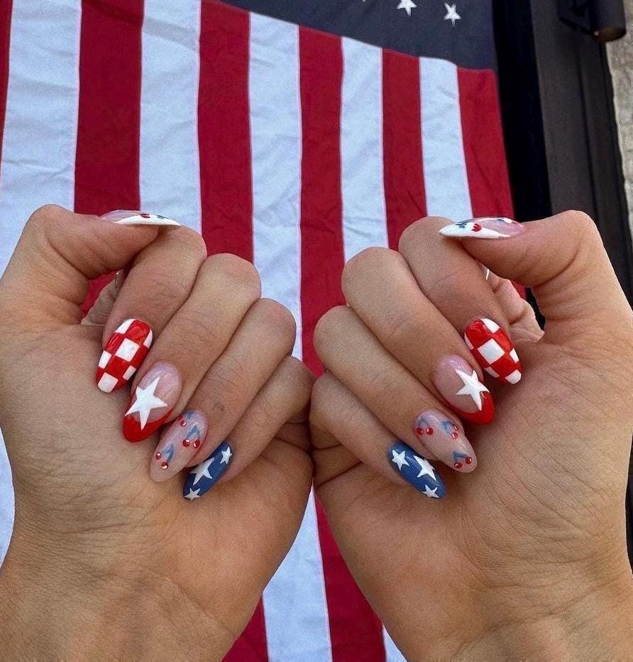 Handmade Custom Gel Press On Nails