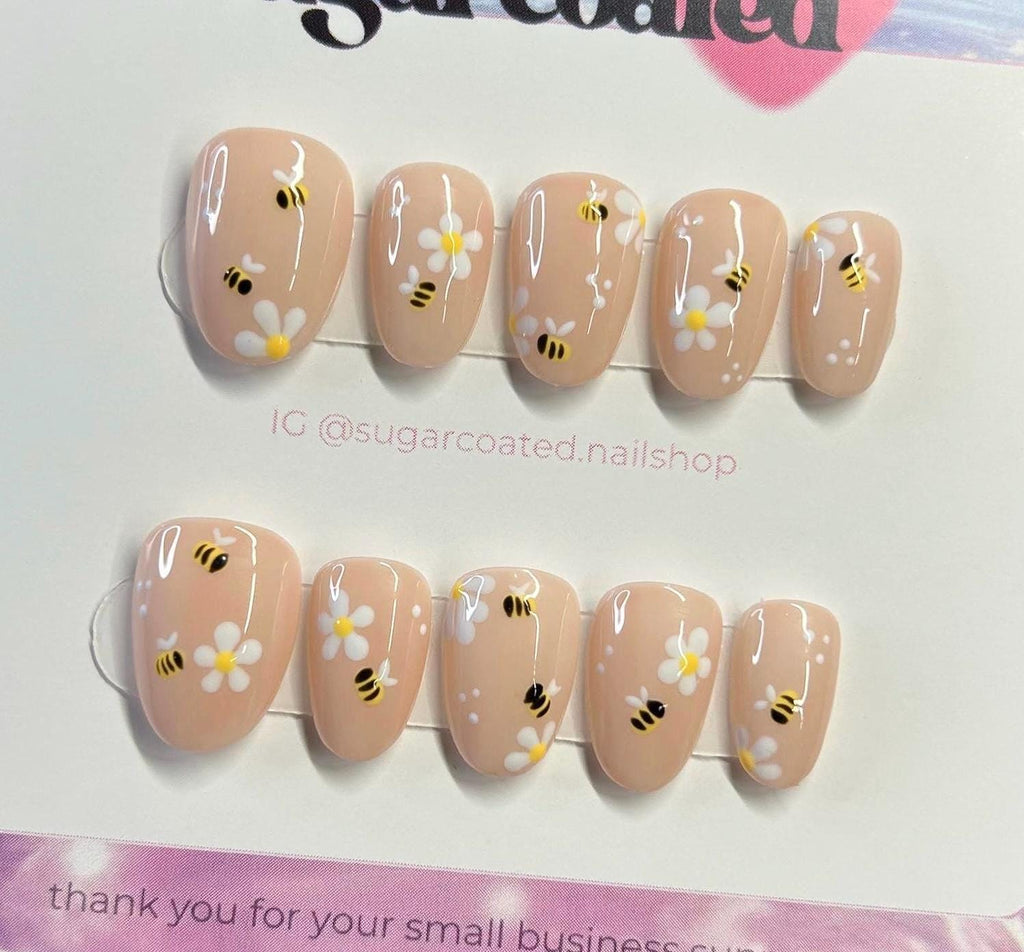 Handmade Custom Gel Press On Nails