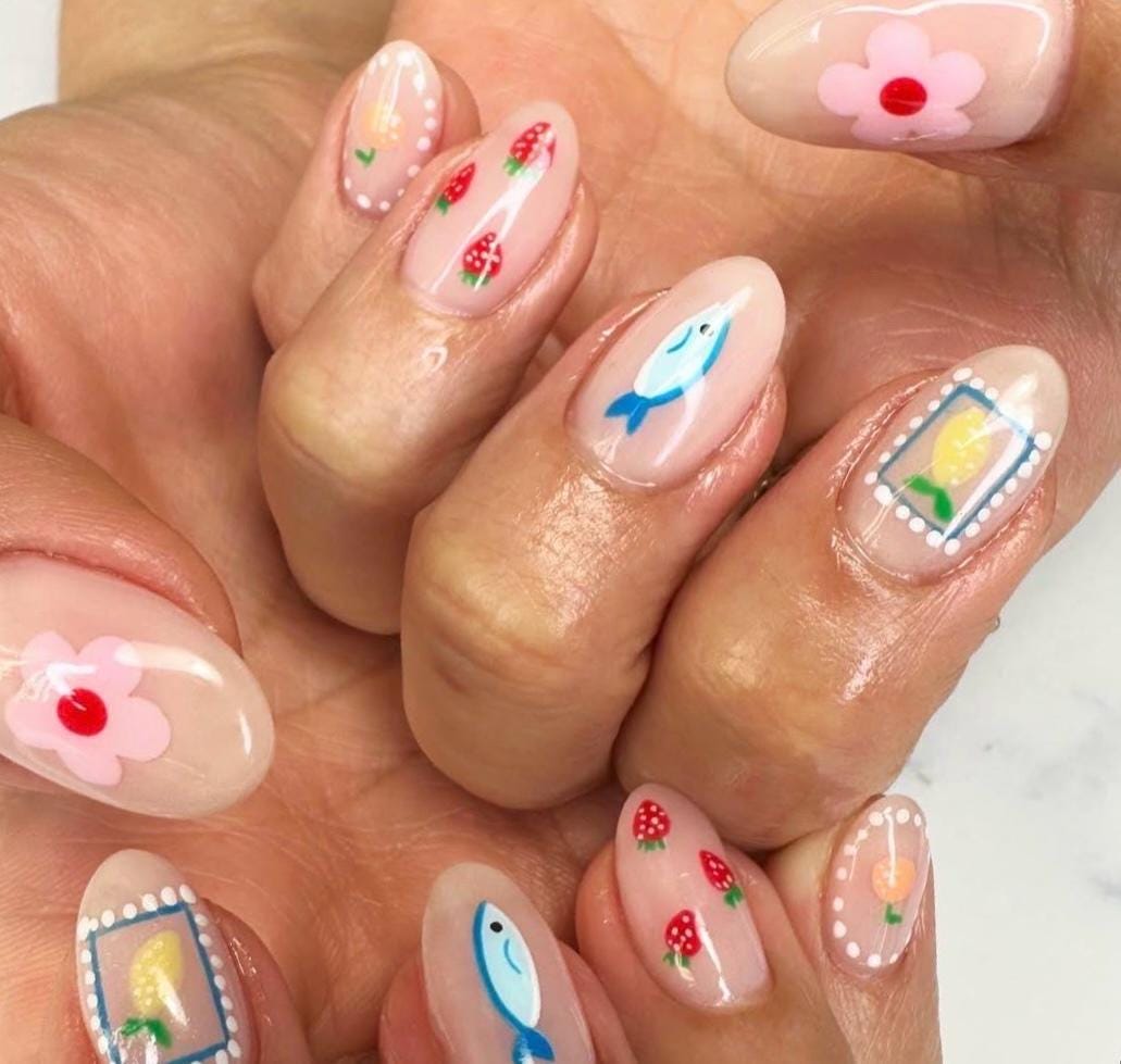 Handmade Custom Gel Press On Nails