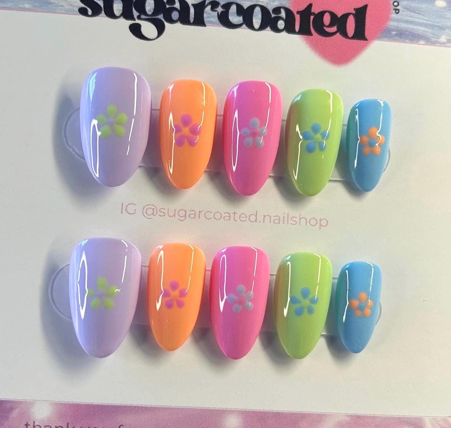 Handmade Custom Gel Press On Nails