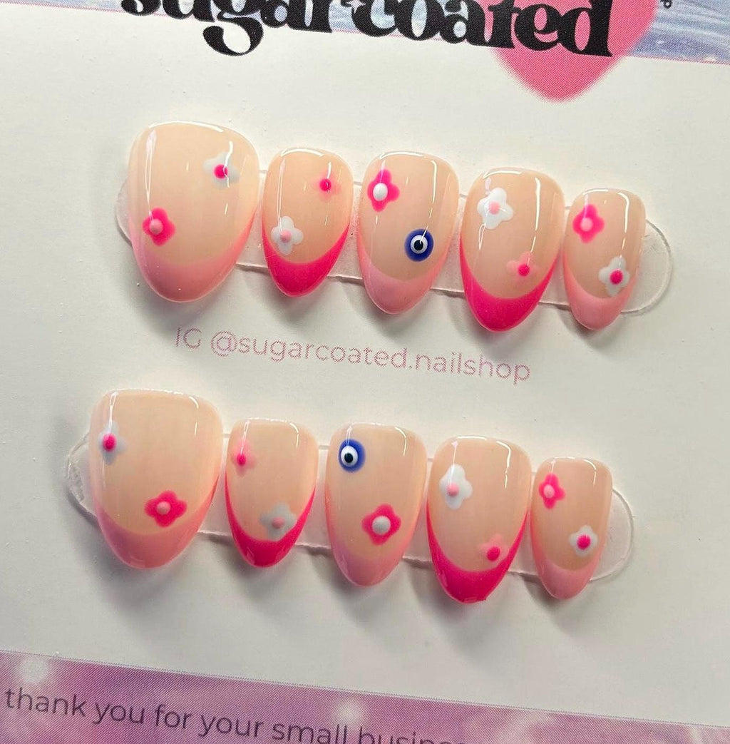 Handmade Custom Gel Press On Nails