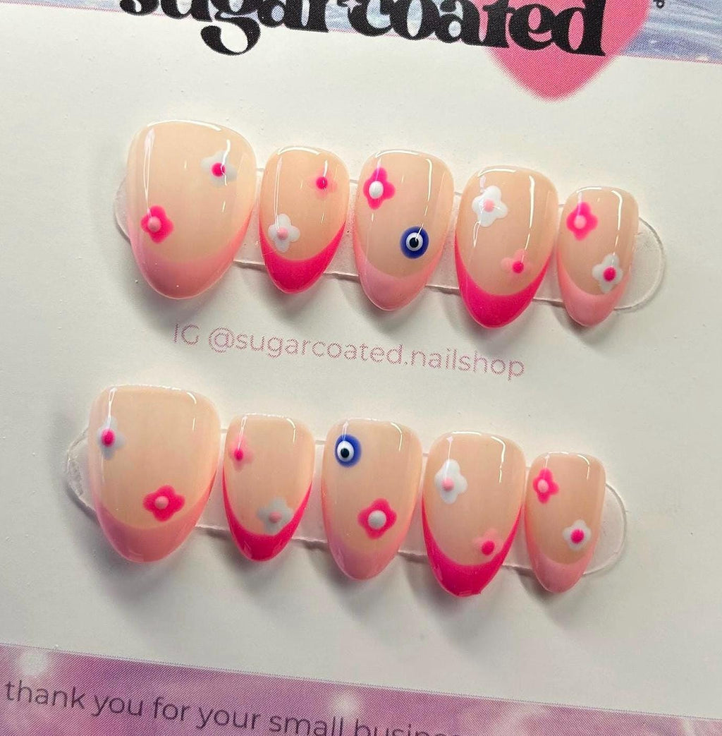 Handmade Custom Gel Press On Nails