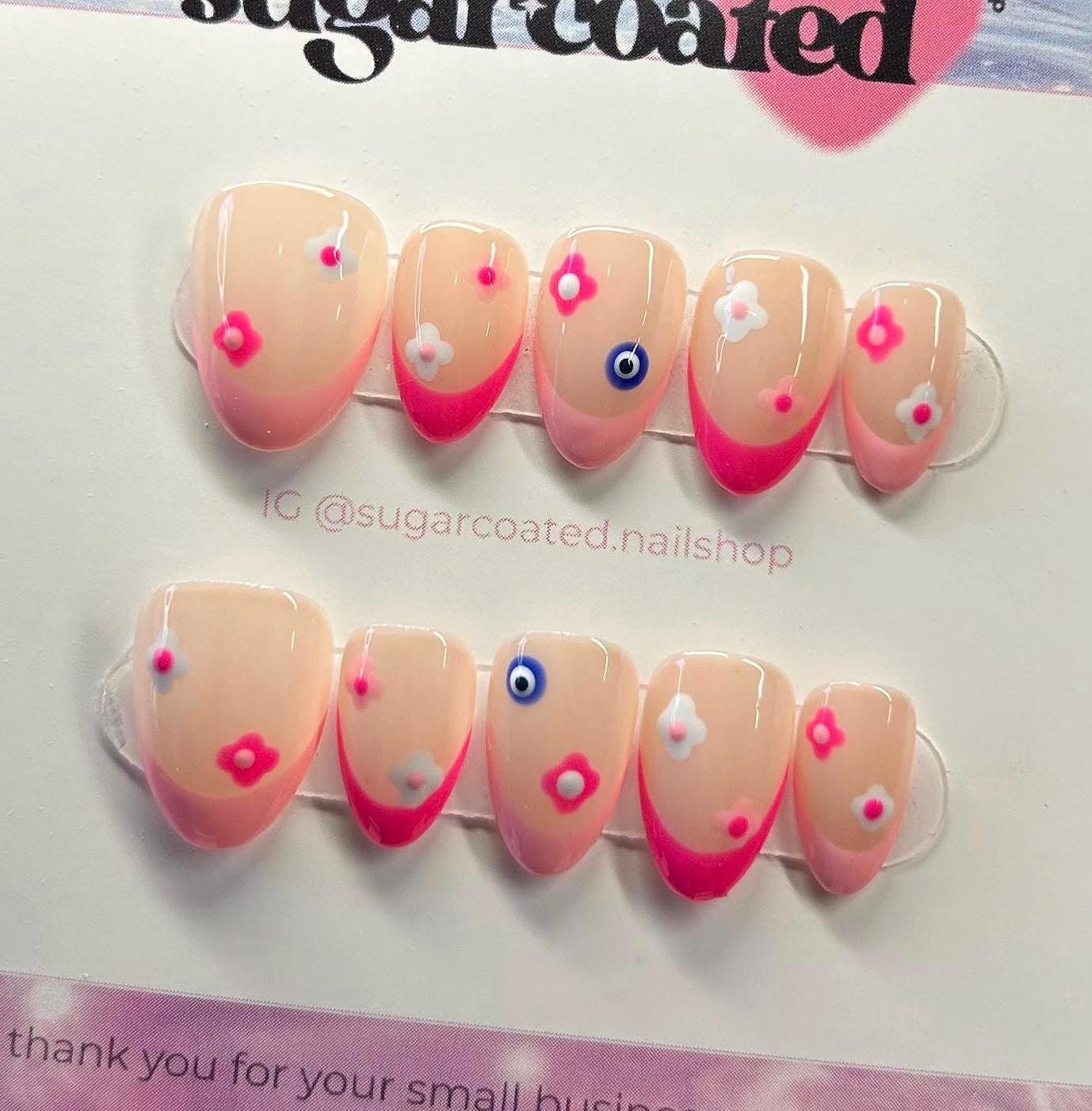 Handmade Custom Gel Press On Nails