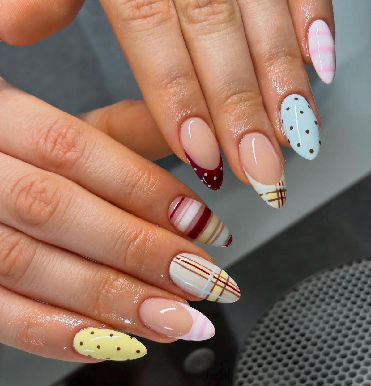 Handmade Custom Gel Press On Nails