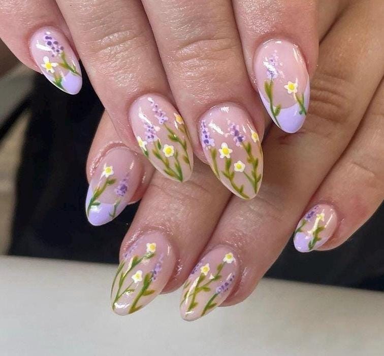 Handmade Custom Gel Press On Nails