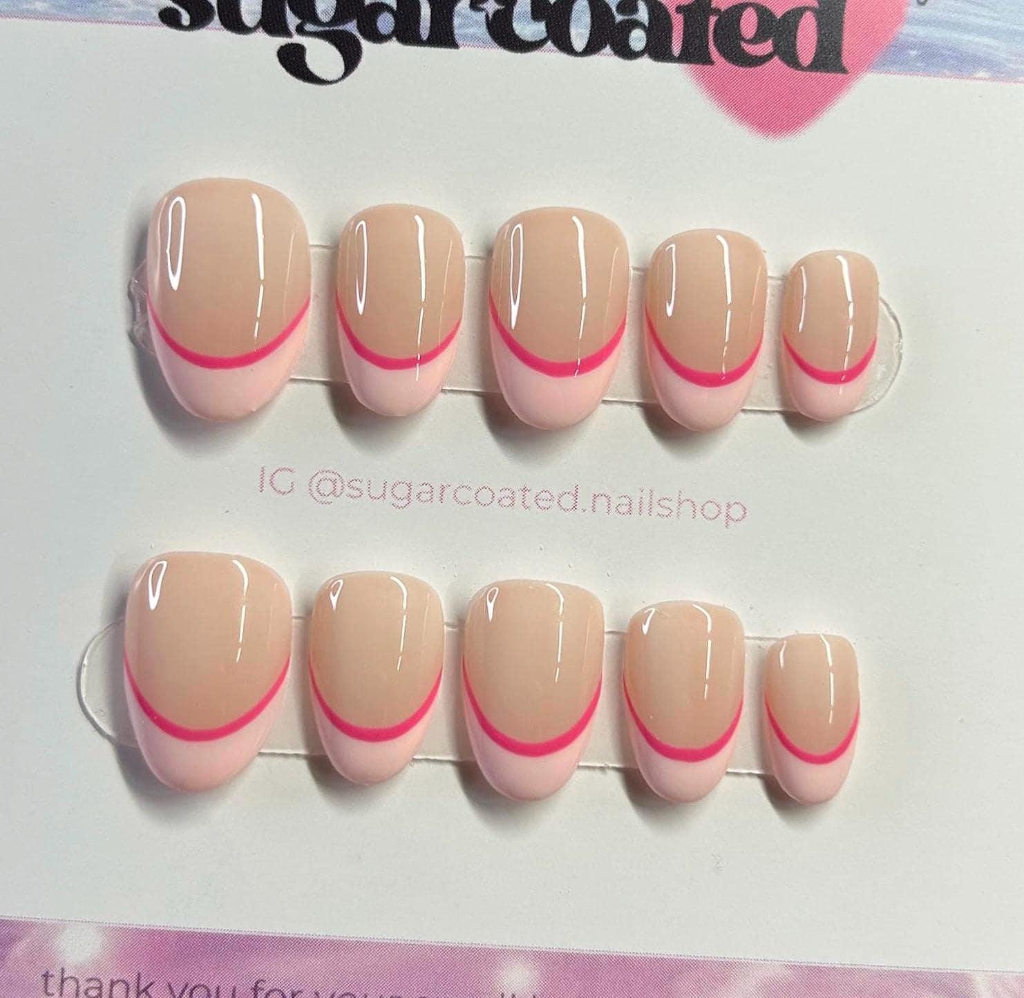Handmade Custom Gel Press On Nails