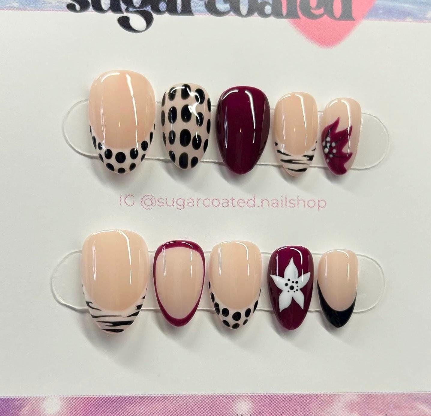 Handmade Custom Gel Press On Nails