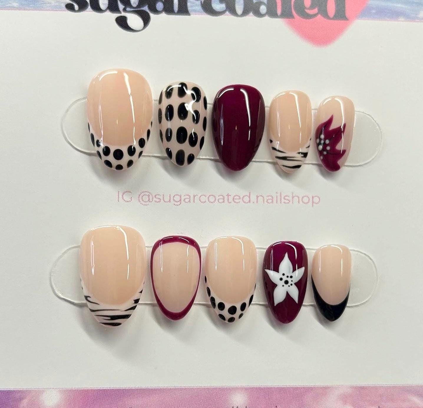 Handmade Custom Gel Press On Nails