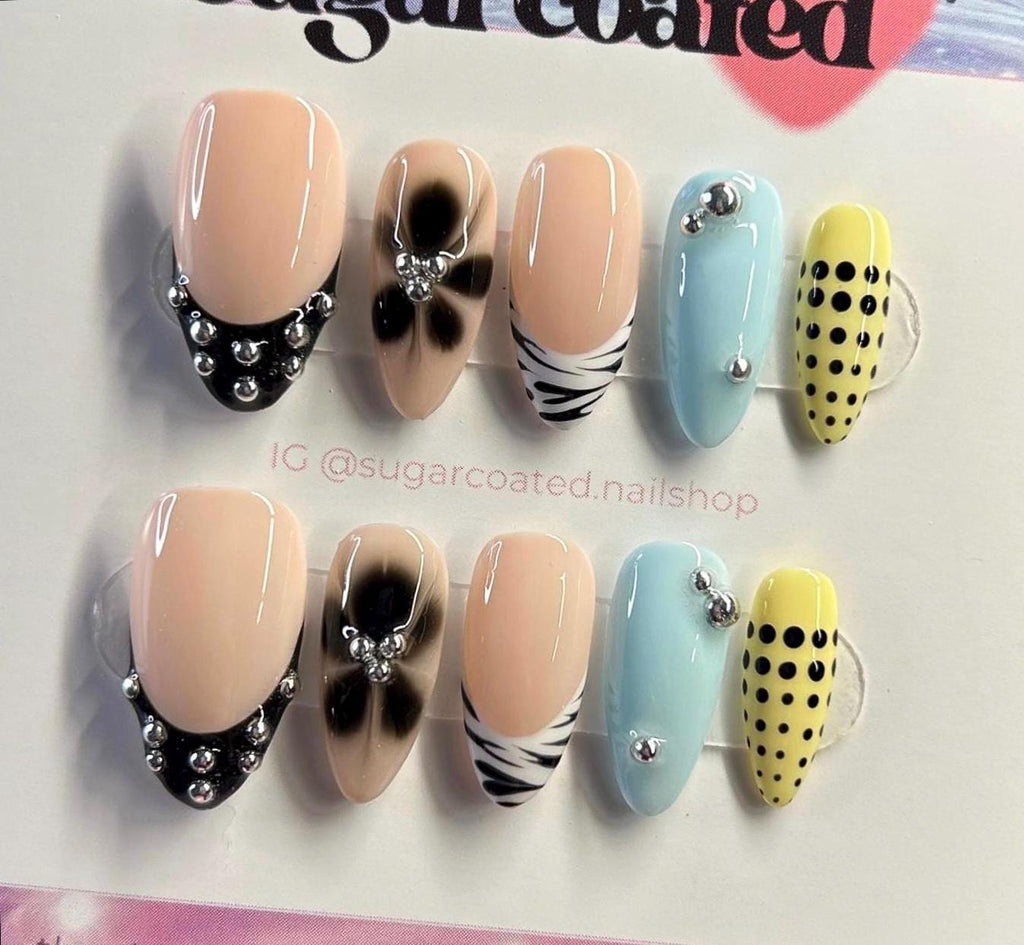 Handmade Custom Gel Press On Nails
