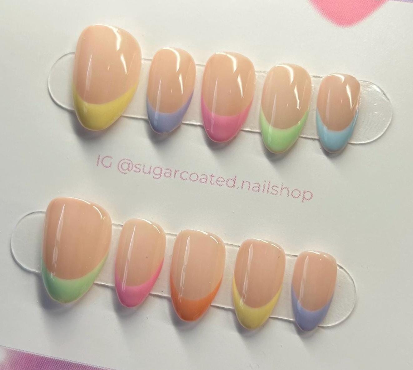 Handmade Custom Gel Press On Nails