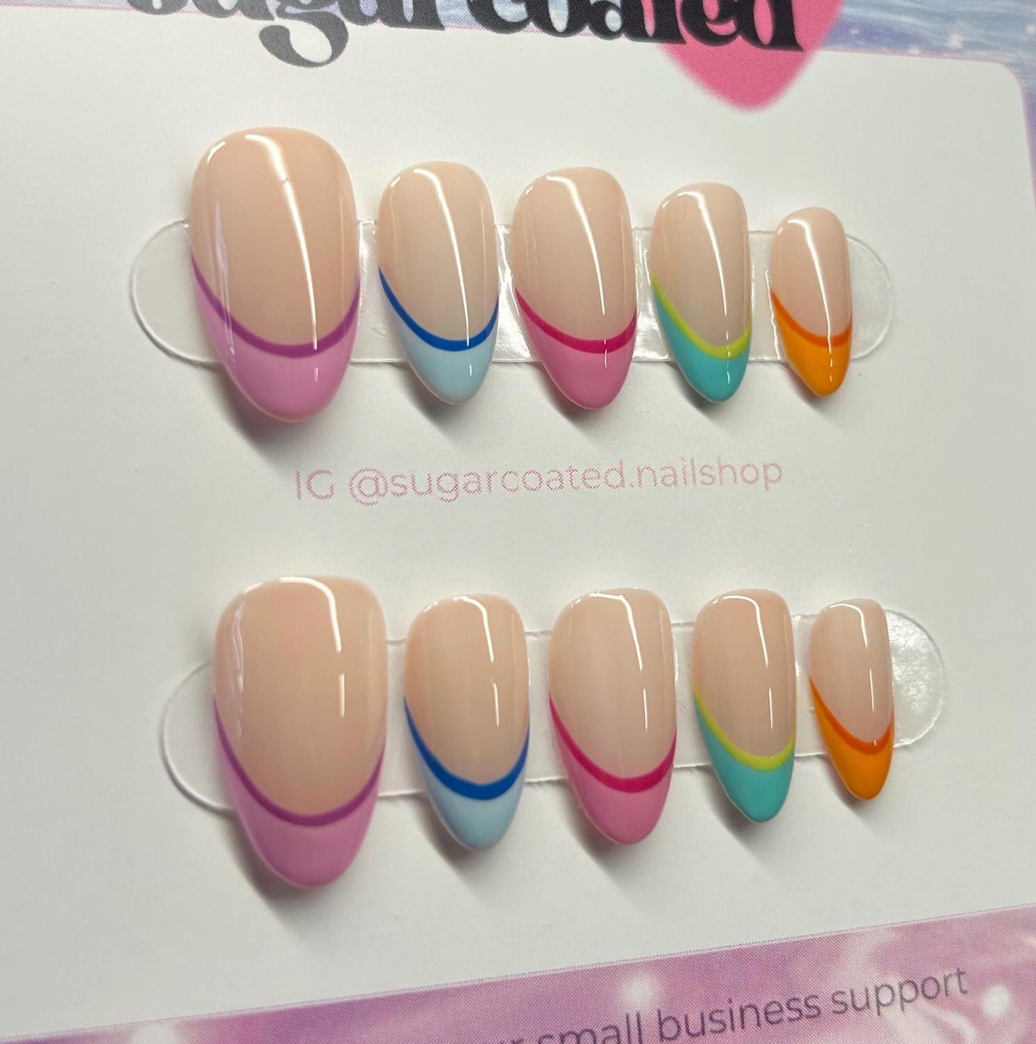 Handmade Custom Gel Press On Nails