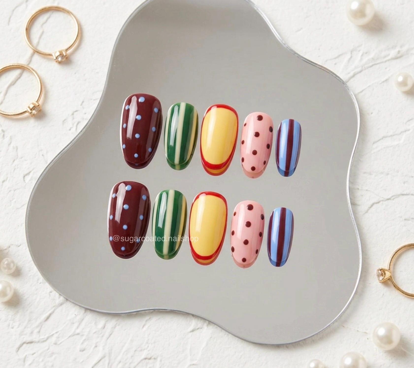 Handmade Custom Gel Press On Nails
