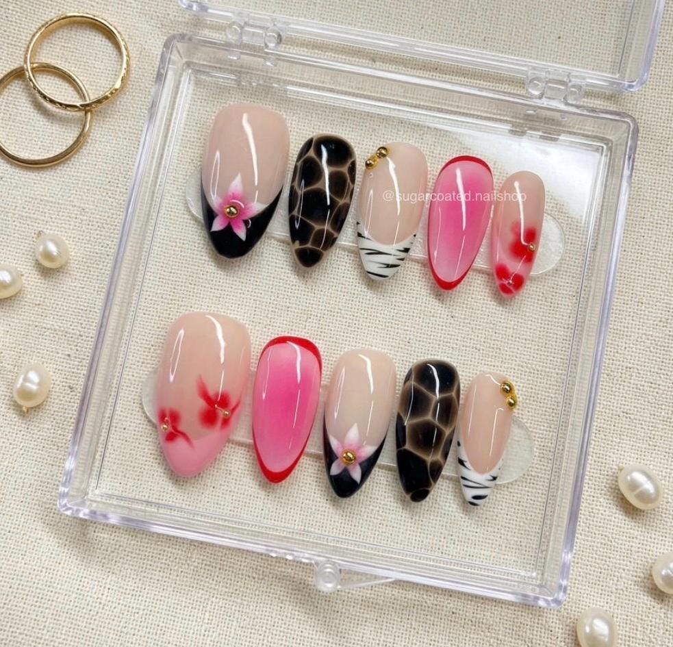 Handmade Custom Gel Press On Nails