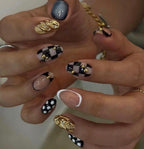 Handmade Custom Gel Press On Nails: Premium Quality, Handpainted, Trendy