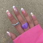 Handmade Custom Gel Press On Nails: Premium Quality, Handpainted, Trendy