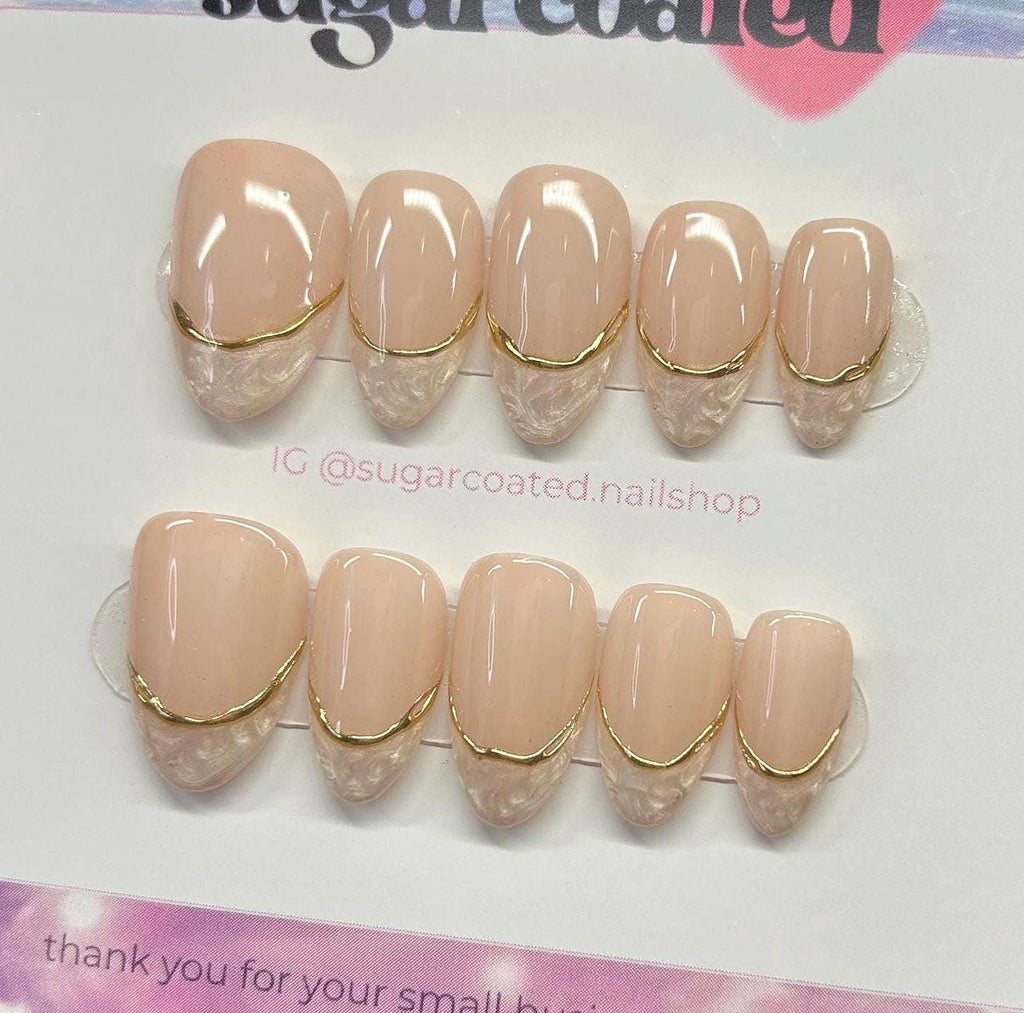 Handmade Custom Gel Press On Nails