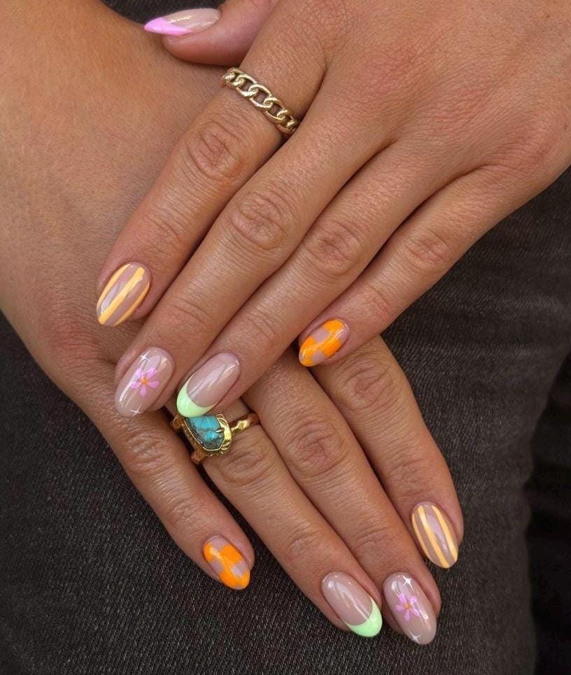 Handmade Custom Gel Press On Nails