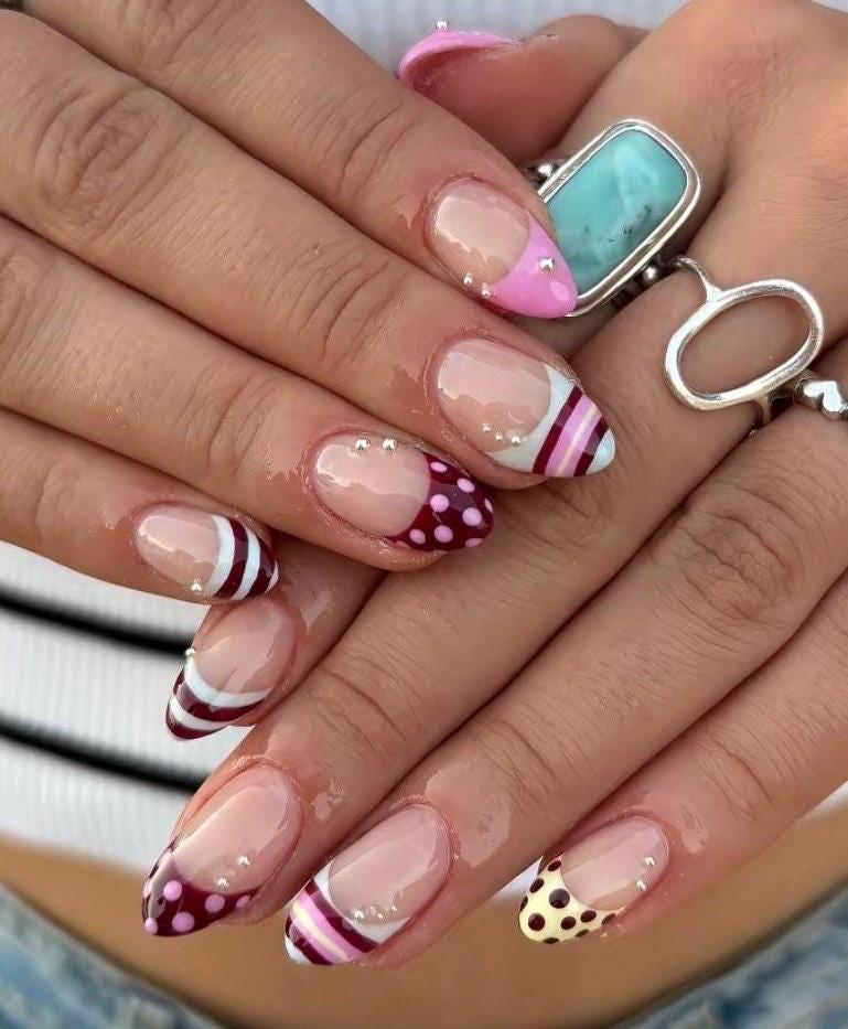 Handmade Custom Gel Press On Nails