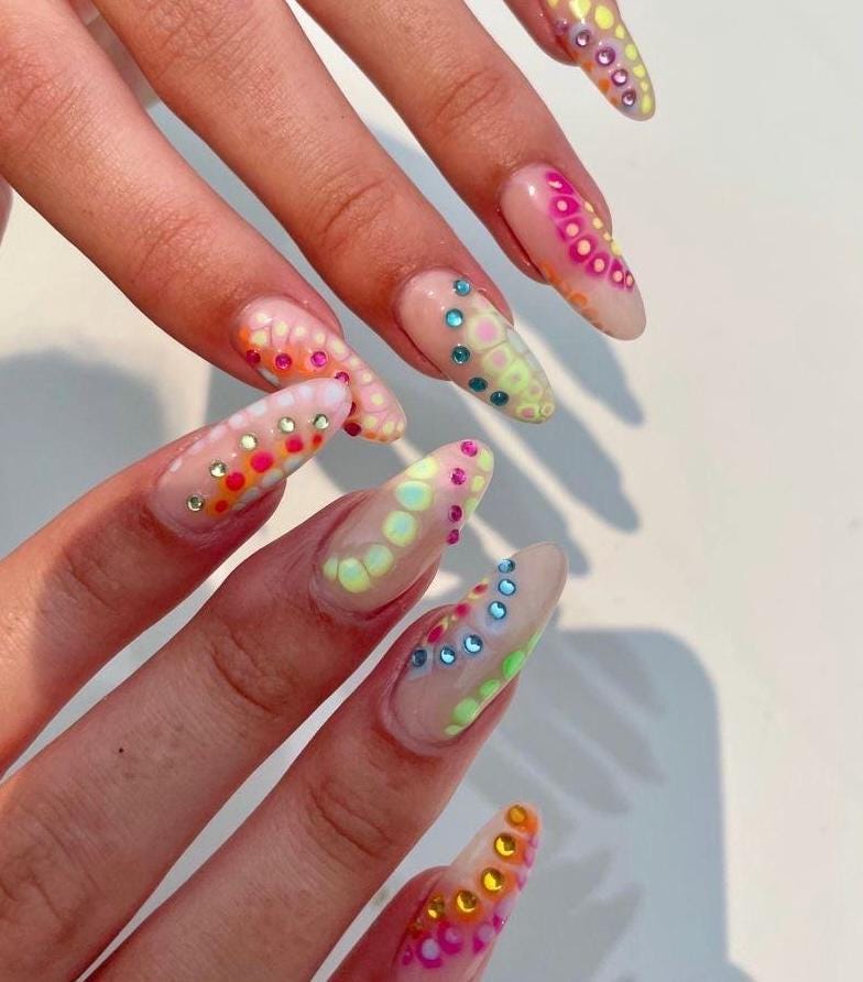 Handmade Custom Gel Press On Nails