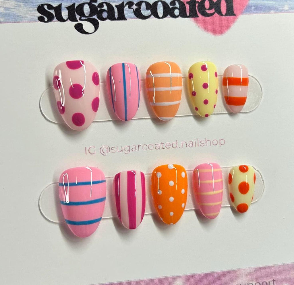 Handmade Custom Gel Press On Nails