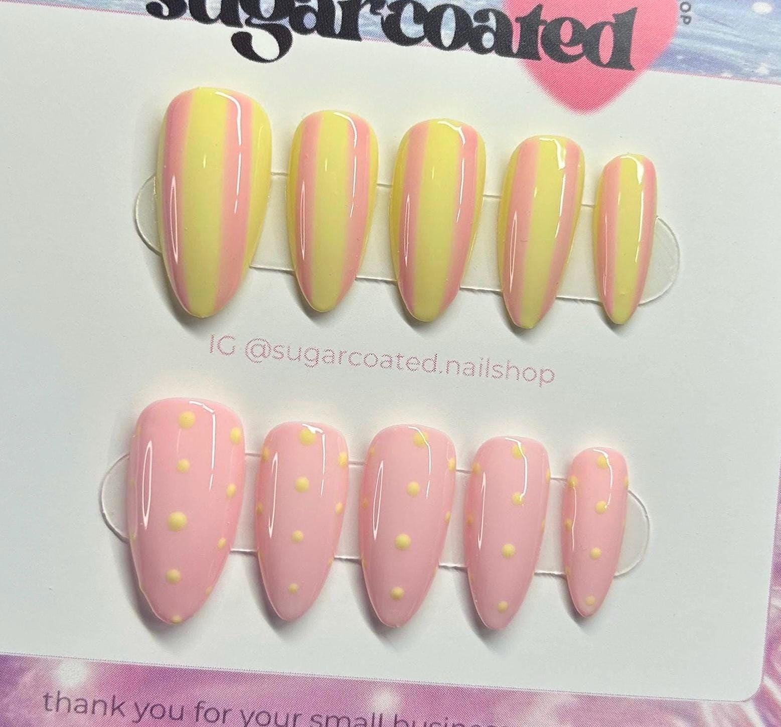 Handmade Custom Gel Press On Nails