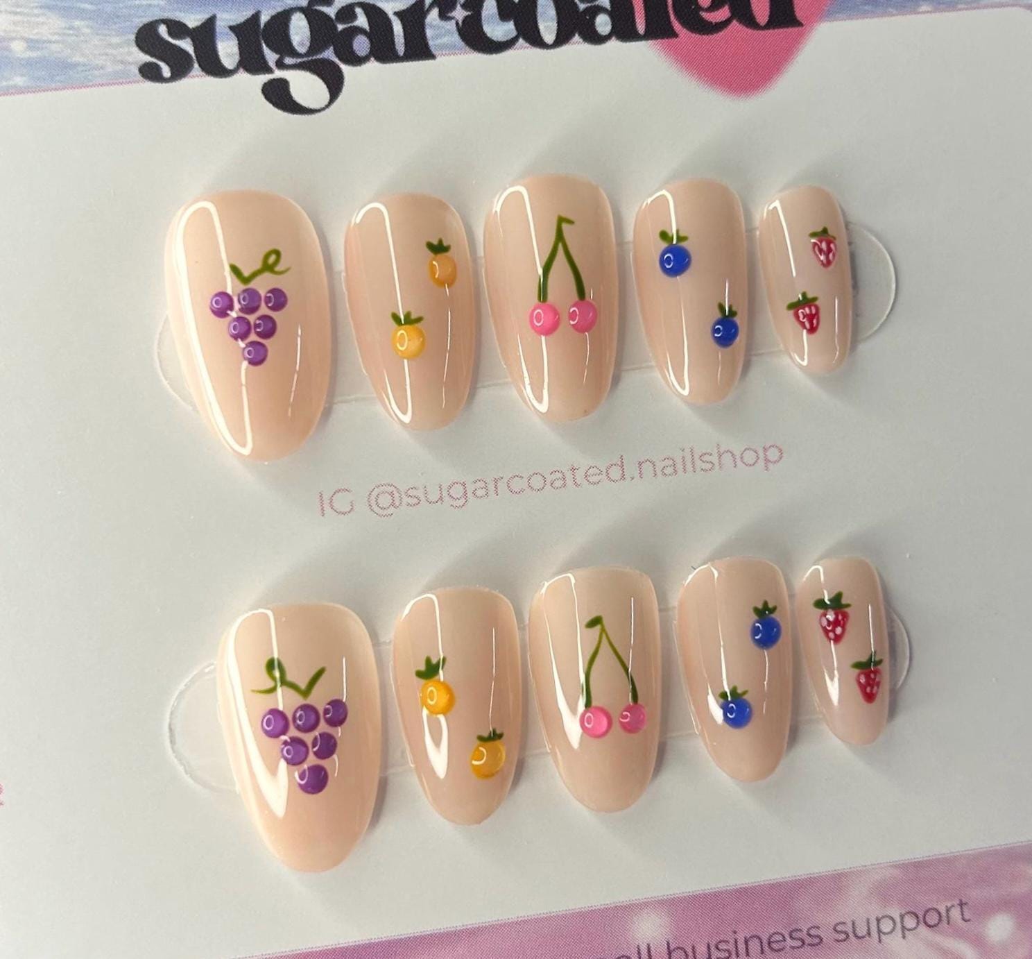 Handmade Custom Gel Press On Nails
