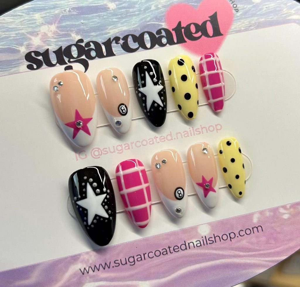 Handmade Custom Gel Press On Nails
