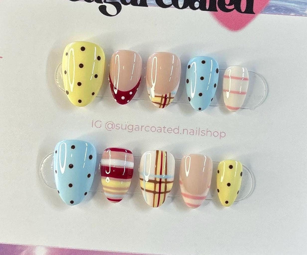 Handmade Custom Gel Press On Nails