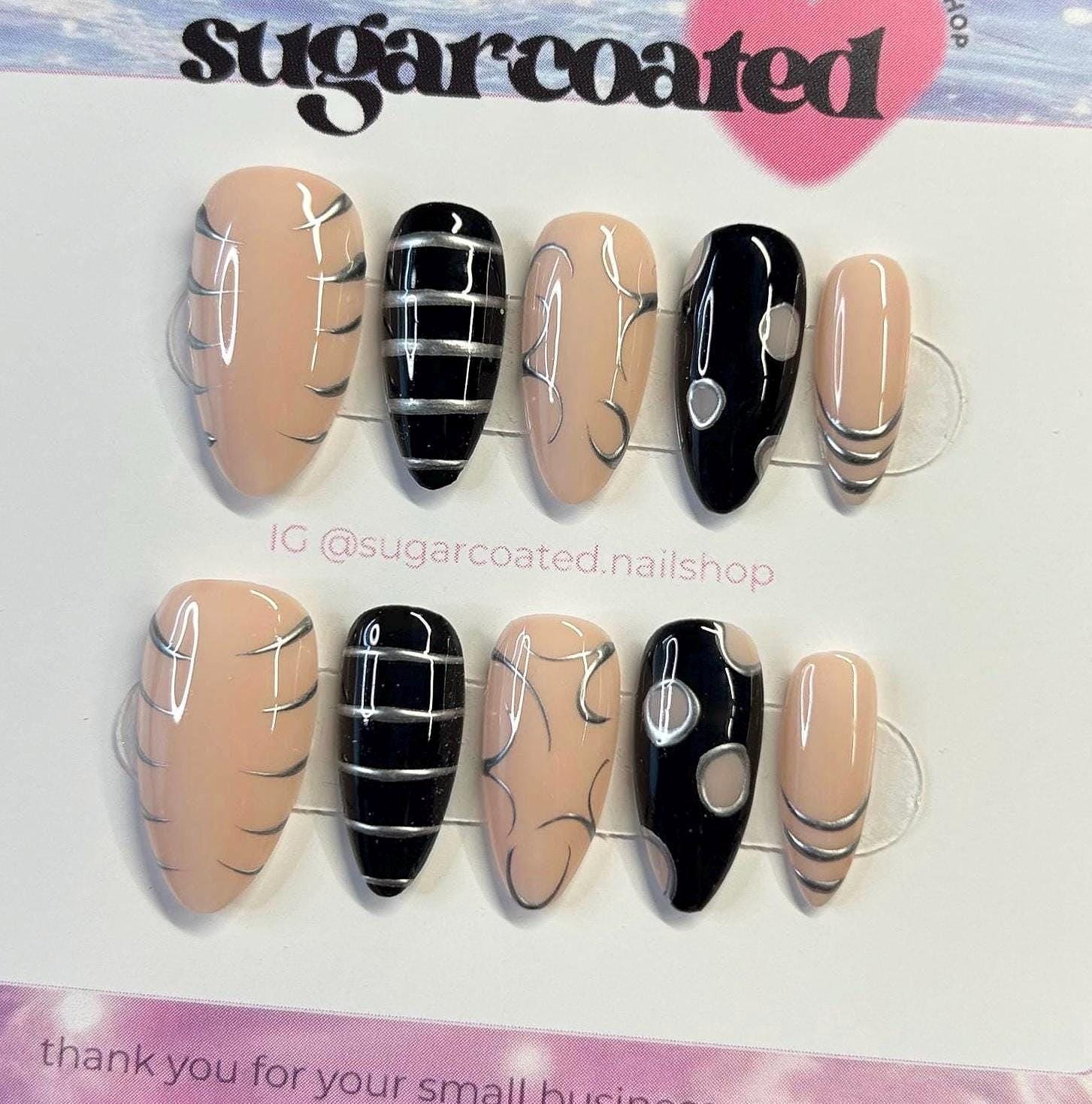 Handmade Custom Gel Press On Nails